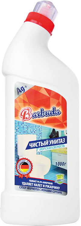 Гель для чищення унітазів BARBUDA, 1000мл